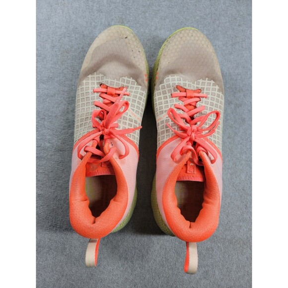Under Armour Running Shoes Mens 11 HOVR Trail Ridge Orage Green Neon Vibram SMGX
